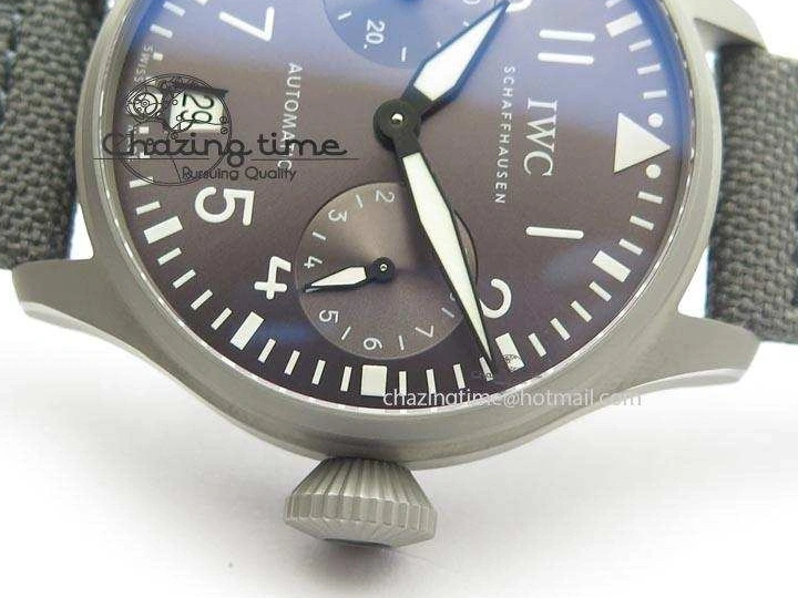 MIROTIME 0117 SunProtective Big Pilot Real PR IW500910 “Patrouille Suisse” ZF 1:1 Best Edition On Gray Nylon Strap 7278